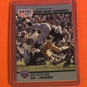 Ray Nitschke #92 1990 Pro Set [Super Bowl 160] Football Trading Card